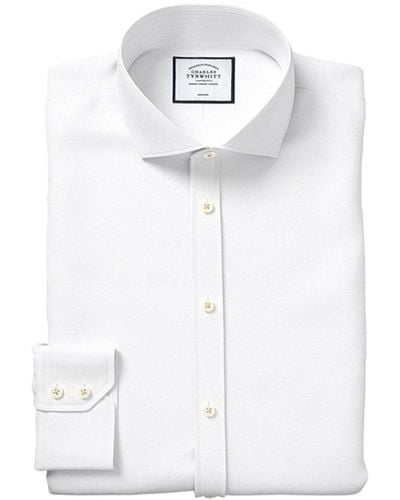 Charles Tyrwhitt Non-iron 4 Way Stretch Shirt - White