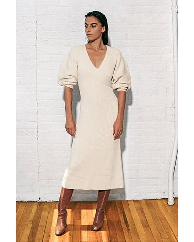 Mara Hoffman Samira Midi Dress - White