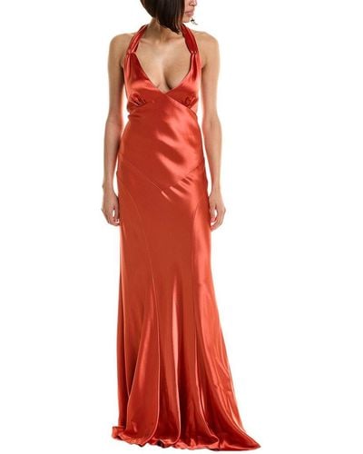 Issue New York Twist Back Gown - Red