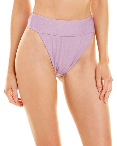 VYB Lido High-waist Bikini Bottom - Purple