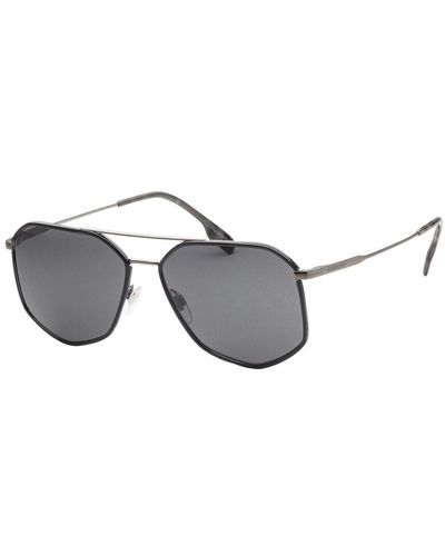Burberry Be3139 58mm Sunglasses - Metallic