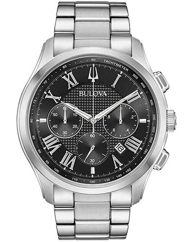 Bulova Wilton Watch - Grey