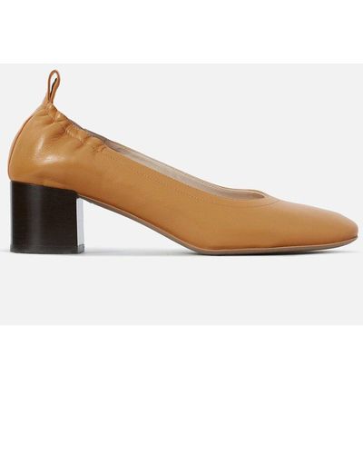 Everlane The Italian Leather Day Pump - Brown