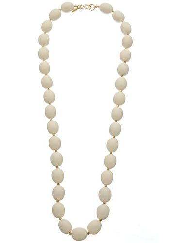 Kenneth Jay Lane Plated Long Necklace - Metallic