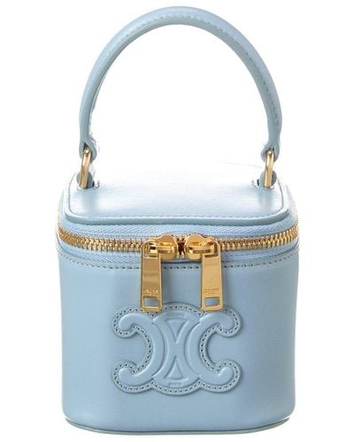 Celine Mini Leather Vanity Case - Blue