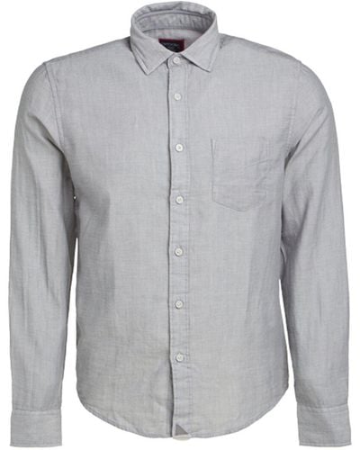 UNTUCKit Slim Fit Gauze Valadige Shirt - Gray