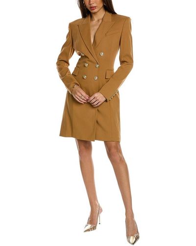 Balmain Blazer Mini Dress - Brown