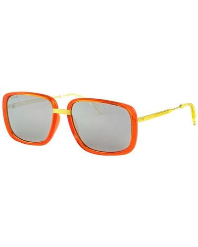 Gucci GG0787S 003 Sunglasses - Orange