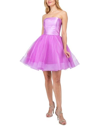 Terani Mini Dress - Purple