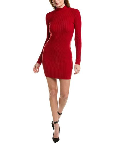 Michael Kors Cashmere Turtleneck Dress - Red