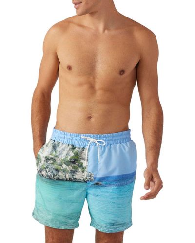 Sol Angeles Amalfi Swim Short - Blue