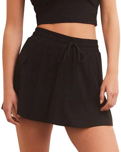 Z Supply Match Point Skirt - Black