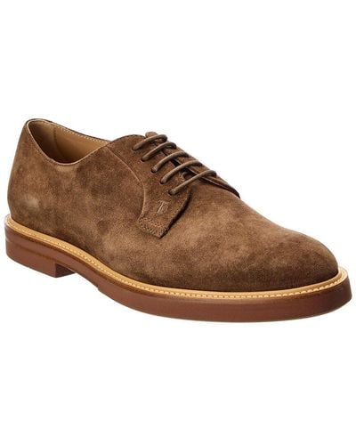 Tod's Suede Oxford - Brown