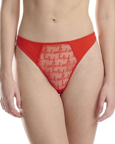Wolford Thong - Red