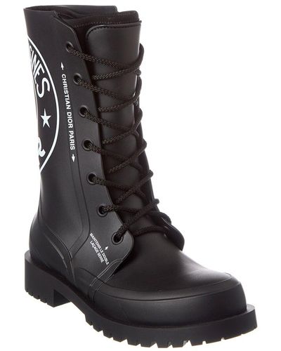 Dior Camp Rubber Boot - Black