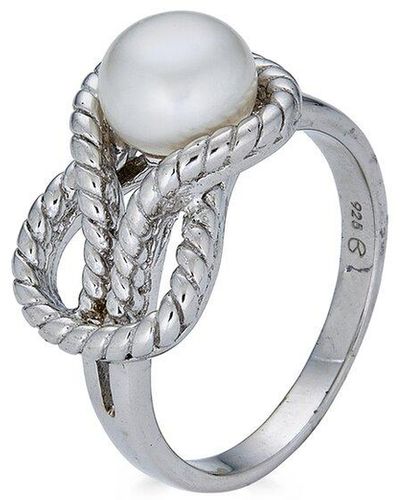 Belpearl Silver Pearl Ring - Metallic