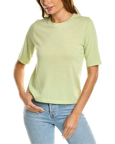 Vince Easy Elbow Sleeve Top - Green