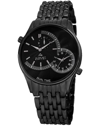 August Steiner Alloy Bracelet Watch - Black