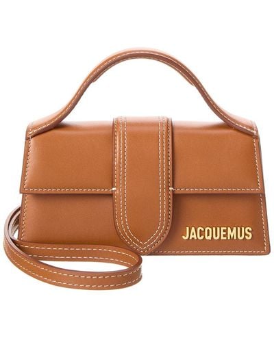 Jacquemus Le Bambino Leather Shoulder Bag in Black | Lyst
