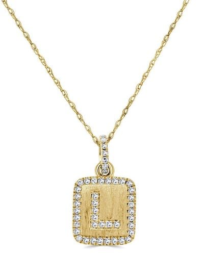 Sabrina Designs 14k 0.13 Ct. Tw. Diamond Necklace - Metallic