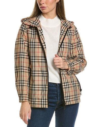 Burberry Vintage Checked Hood Jacket - Multicolor