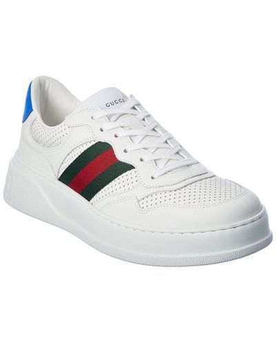 Gucci Leather Sneaker - White