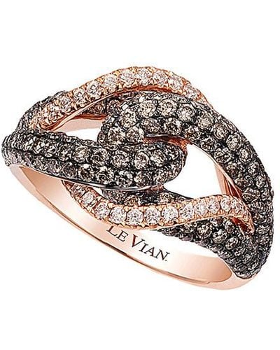 Le Vian Le Vian 14k Rose Gold 1.51 Ct. Tw. Diamond Ring - White