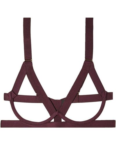 Cosabella Cleopatra Bondage Underwire Bra - Brown