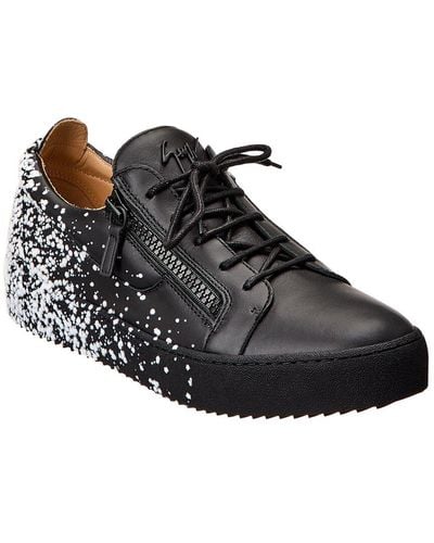 Giuseppe Zanotti May Leather Sneaker - Black