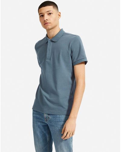 Everlane The Performance Polo - Blue