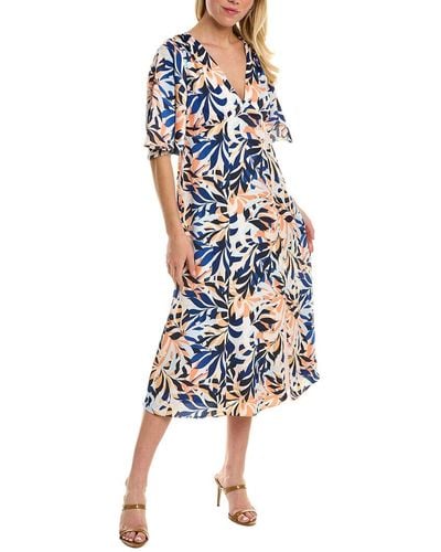 Laundry by Shelli Segal Midi Dress - Blue