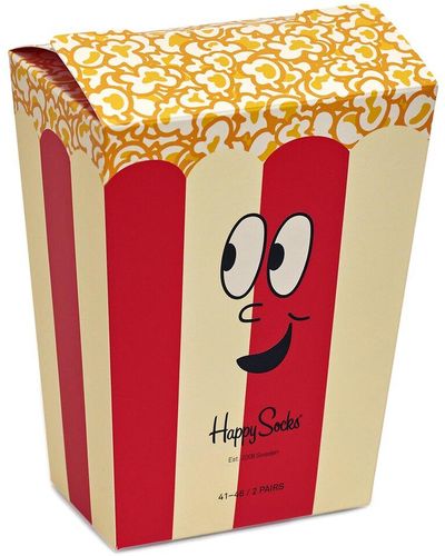 Happy Socks 2-Pack Snacks Gift Set - Red