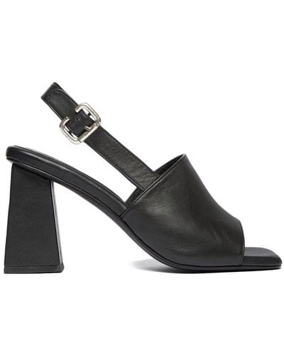 Frēda Salvador Cecilia Leather Heel - Black