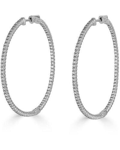 Monary 14k 1.56 Ct. Tw. Diamond Earrings - Metallic