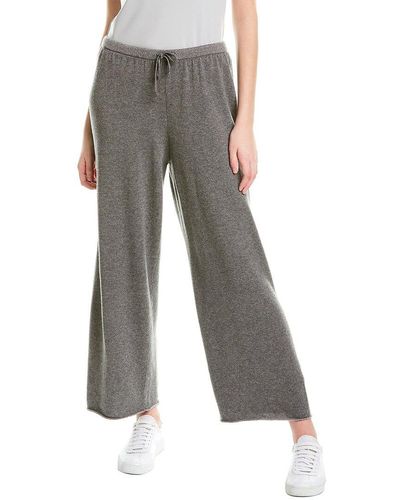 Eileen Fisher Wide Leg Ankle Pant - Gray
