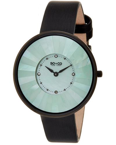 SO & CO Soho Mother Of Pearl Watch - Grey