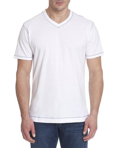 Robert Graham Brice Knit T-shirt - White