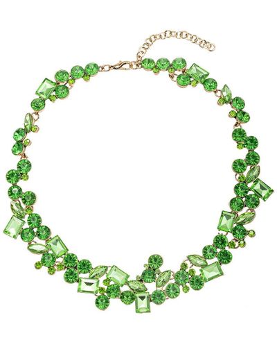 Eye Candy LA Sloan Collar Statement Necklace - Green