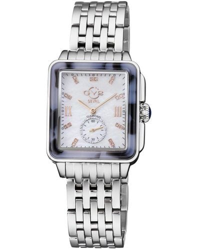 Gv2 Bari Tortoise Diamond Watch - Gray