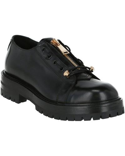 Versace Greca Leather Shoe - Black