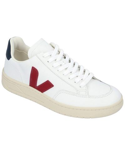 Veja V-12 Leather Sneaker - White
