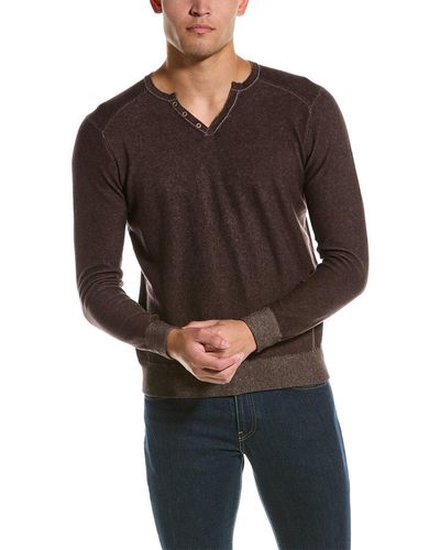 RAFFI Reversible Henley - Black