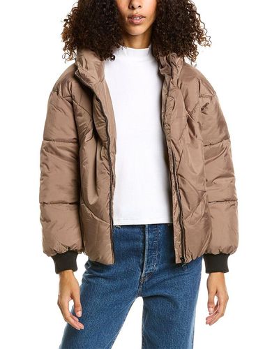 Urban Republic Quilted Puffer Jacket - Natural