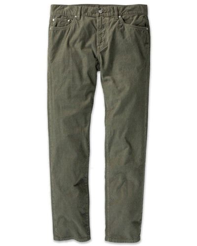 Outerknown Townes 5-pocket Cord Pant - Green
