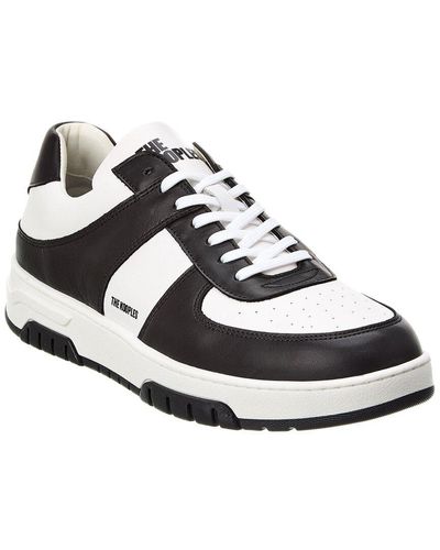 The Kooples Leather Trainer - White