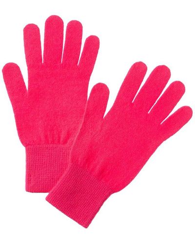 SCOTT & SCOTT LONDON Classic Cashmere Gloves - Pink