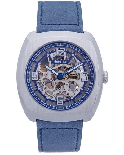 Heritor Roman Watch - Blue