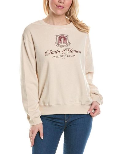Chaser Brand Palm Tree Club Pullover - Natural
