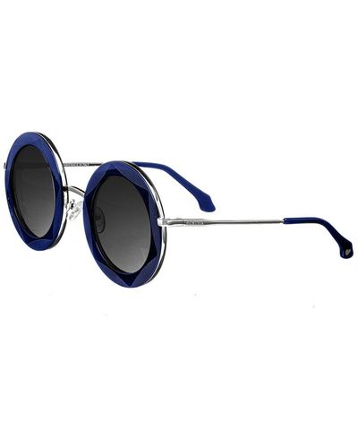 Bertha Brsit107-3 64mm Polarized Sunglasses - Blue