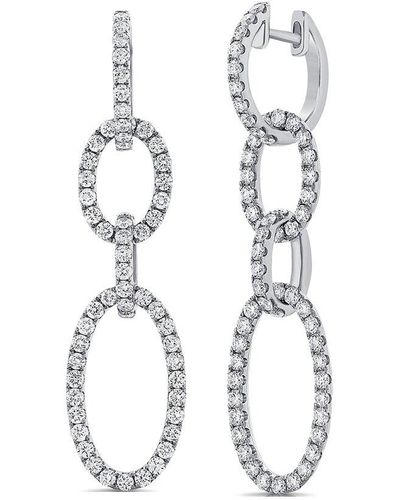 Sabrina Designs 14k 2.64 Ct. Tw. Diamond Drop Earrings - White